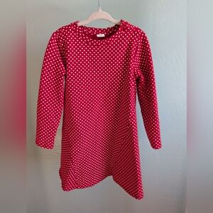 GAP Red Heart Print Toddler Dress